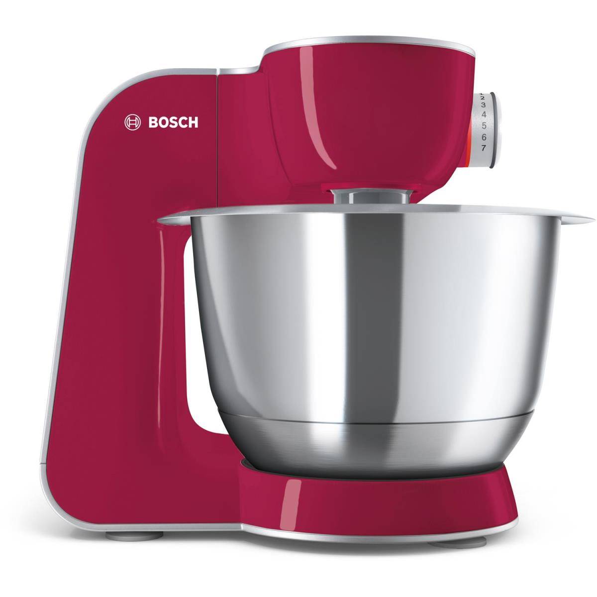 Bosch Haushalt MUM58420 Küchenmaschine 1000 W Hellrot, Silber (matt)-3
