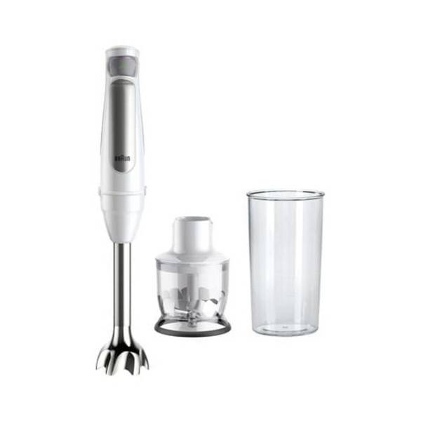 Braun MultiQuick 7 Stabmixer mit Zerkleinerer Weiß