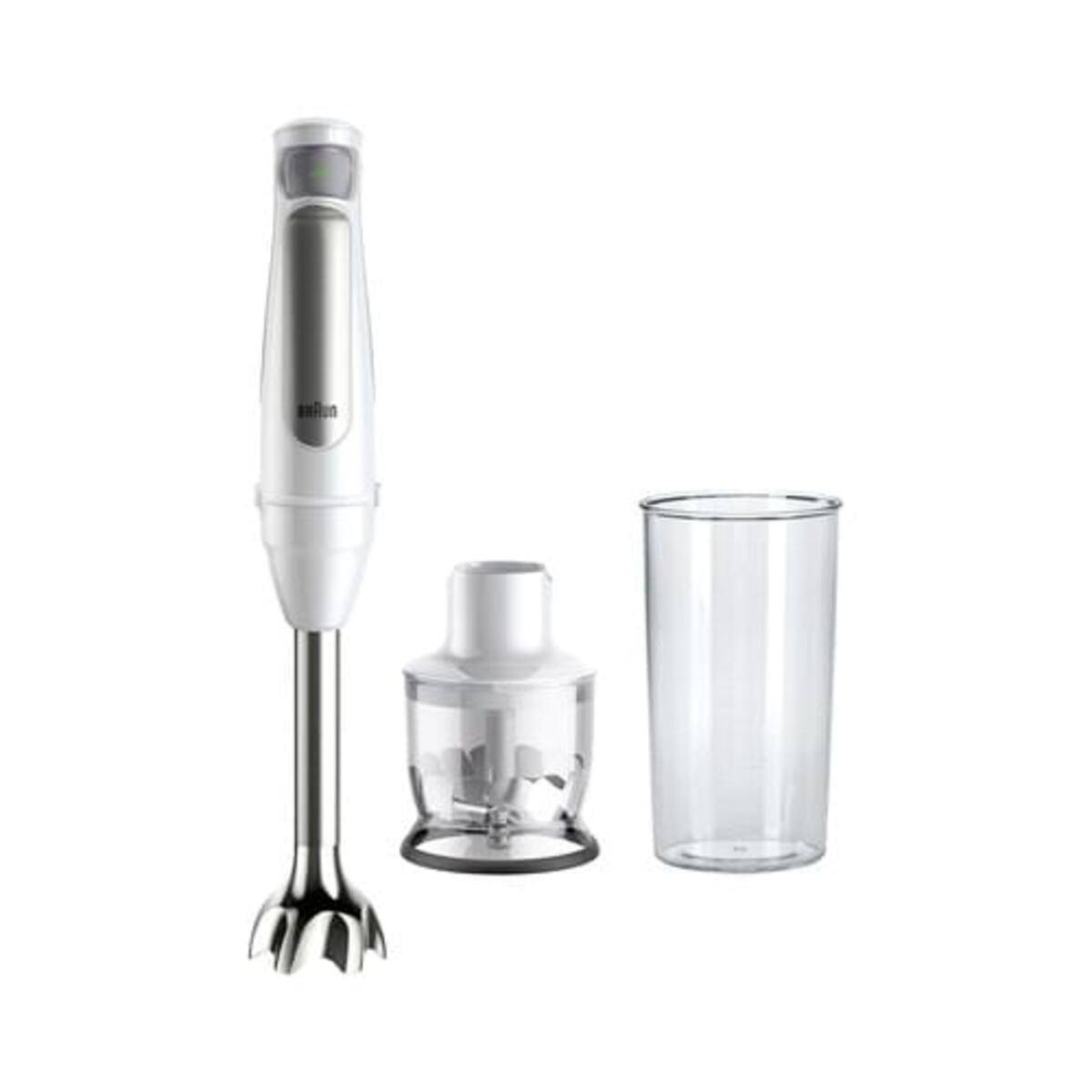Braun MultiQuick 7 Stabmixer mit Zerkleinerer Weiß-0