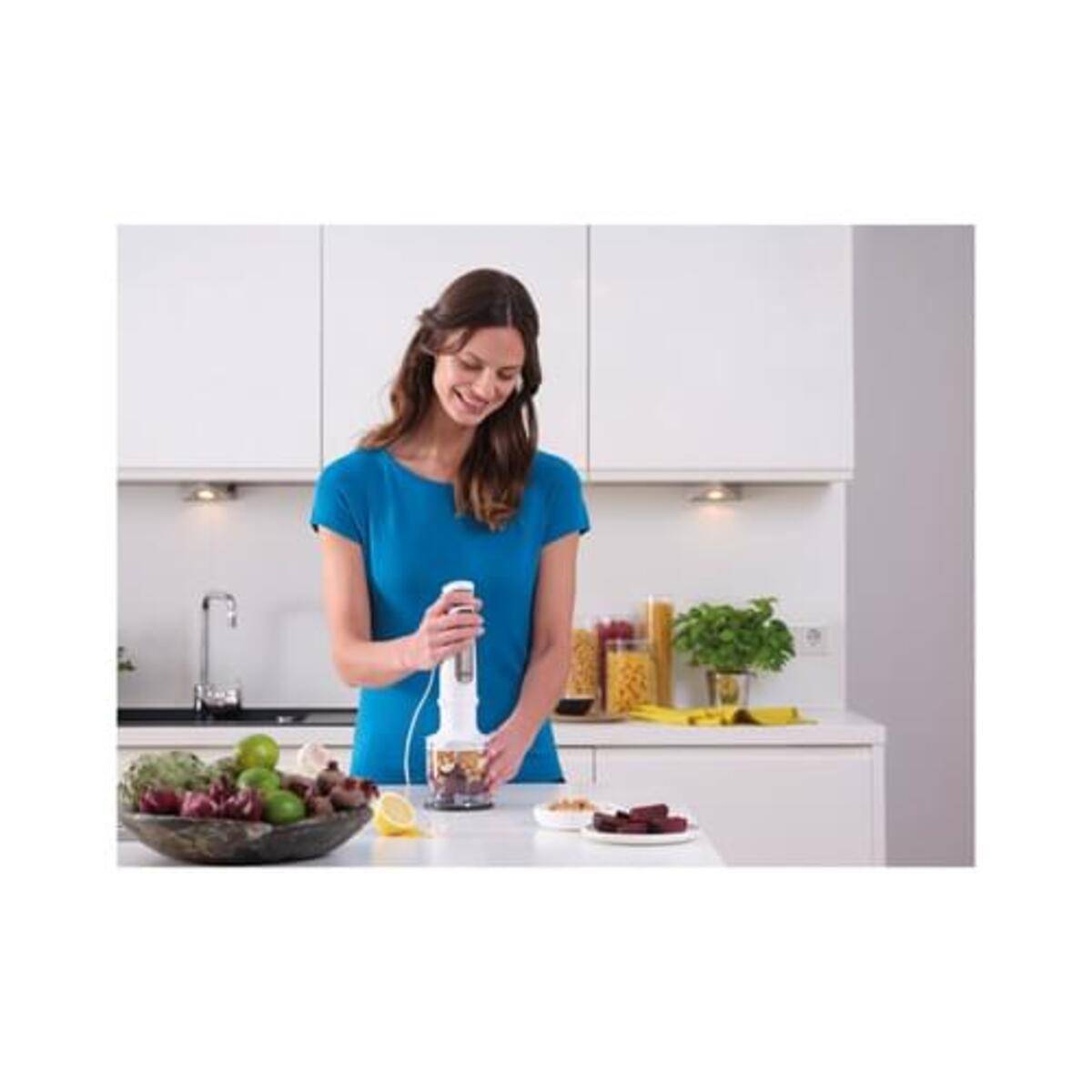 Braun MultiQuick 7 Stabmixer mit Zerkleinerer Weiß-2