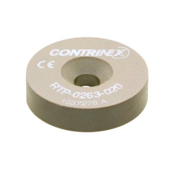 Contrinex RTP-0263-020, 13.56 MHz Transponder High temperature 160 Bytes Ø 26 mm, P/n: 720-000-137