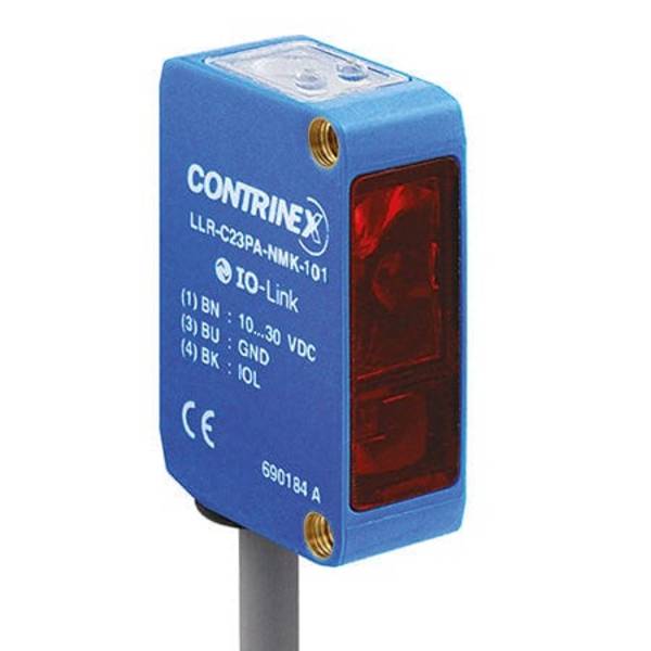 Contrinex LLR-C23PA-NMS-101, Standard Through beam 20 x 30 (C23) 0...25000 mm ABS No LED, red 630 nm, P/n: 620-600-138