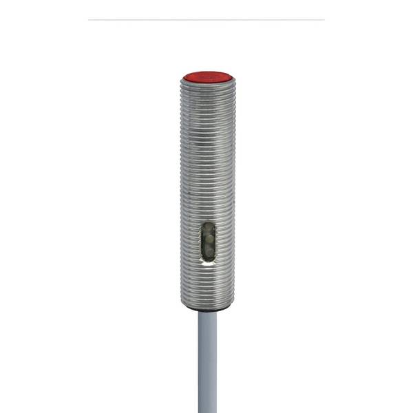 Contrinex LLR-M12MA-NMS-603, Standard Through beam receiver M12, 0...8000 mm, Chrome plated brass, P/n: 620-600-416
