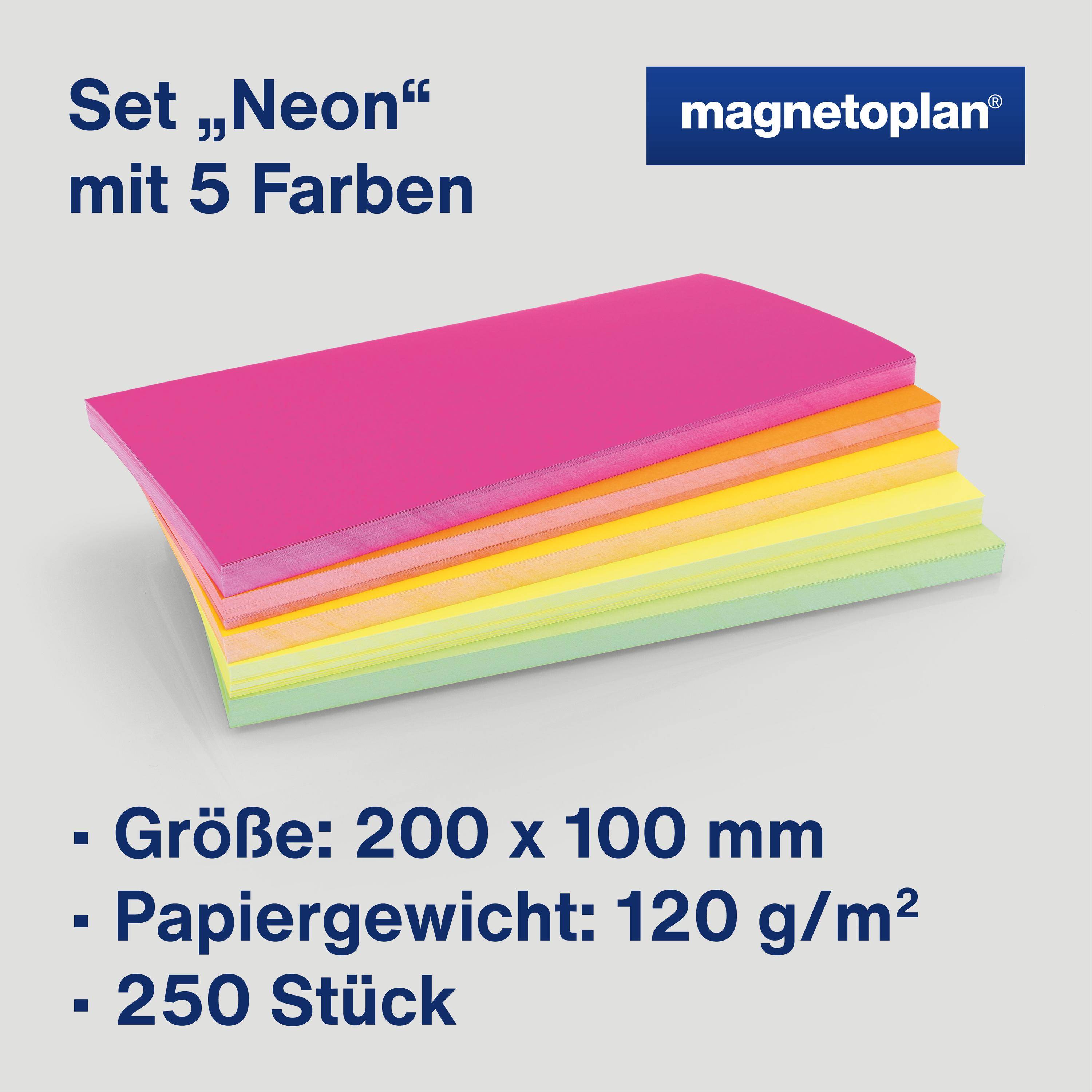 HOLTZ OFFICE SUPPORT - Moderationskarte Neon-1