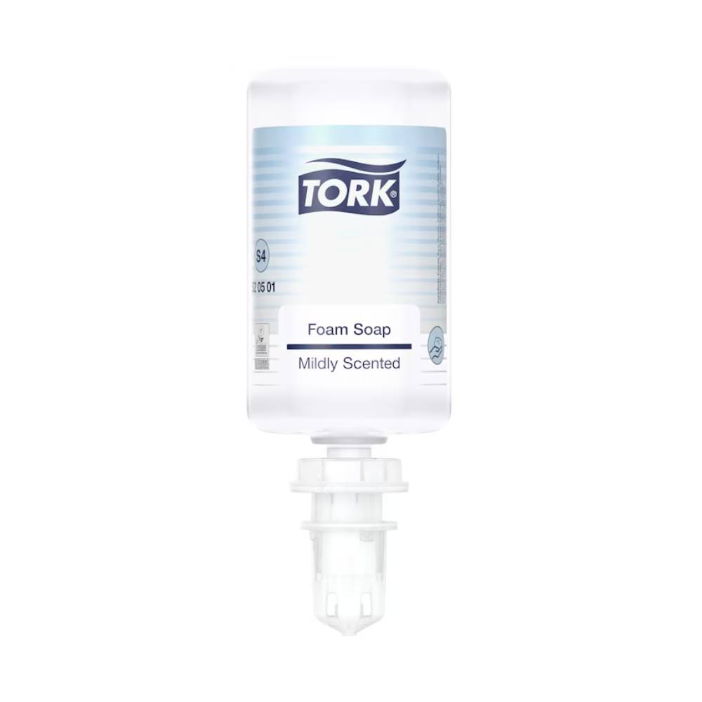 Tork 520501 Mild-Duftende Schaumseife Premium S4 | Flasche (1000 ml)-0