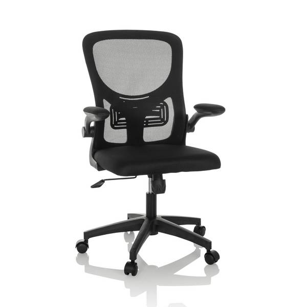 Bürostuhl Drehstuhl BELIO Netz Stoff schwarz hjh OFFICE