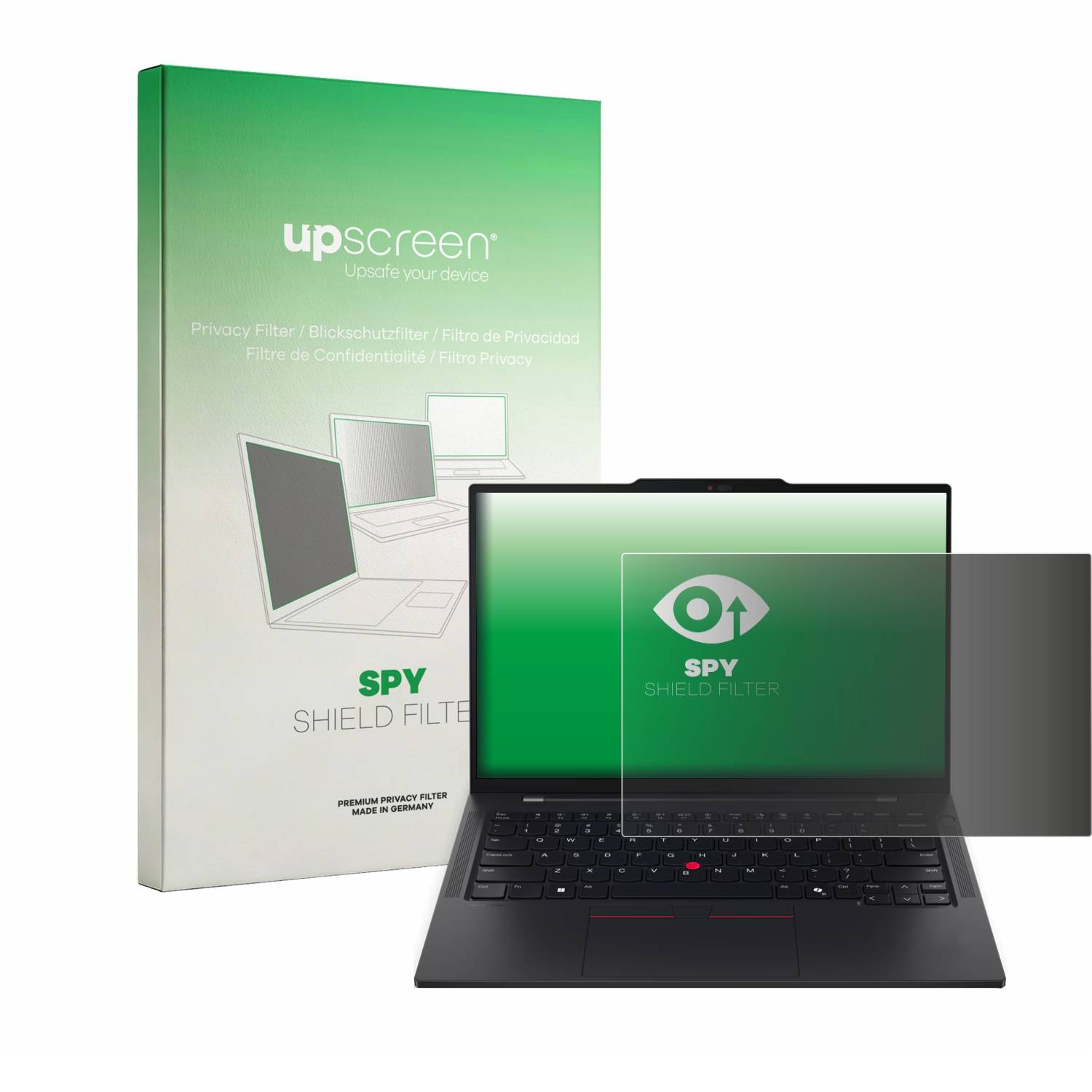 upscreen Blickschutzfilter für Lenovo ThinkPad T14s Gen 6 Blaulichtfilter Sichtschutz Privacy Anti Spy abnehmbar-0