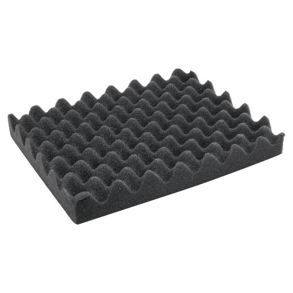 HMF 14585 Noppenschaumstoff, Akustikschaumstoff, 345 x 275 mm, Schaumstoffeinlage, Tabletop, Höhe: 45 mm