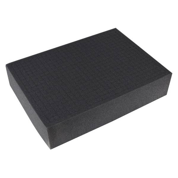 HMF 1451-100 Rasterschaumstoff, Würfelschaum, 440 x 315 mm, Koffereinlage, Tabletop, Höhe: 100 mm