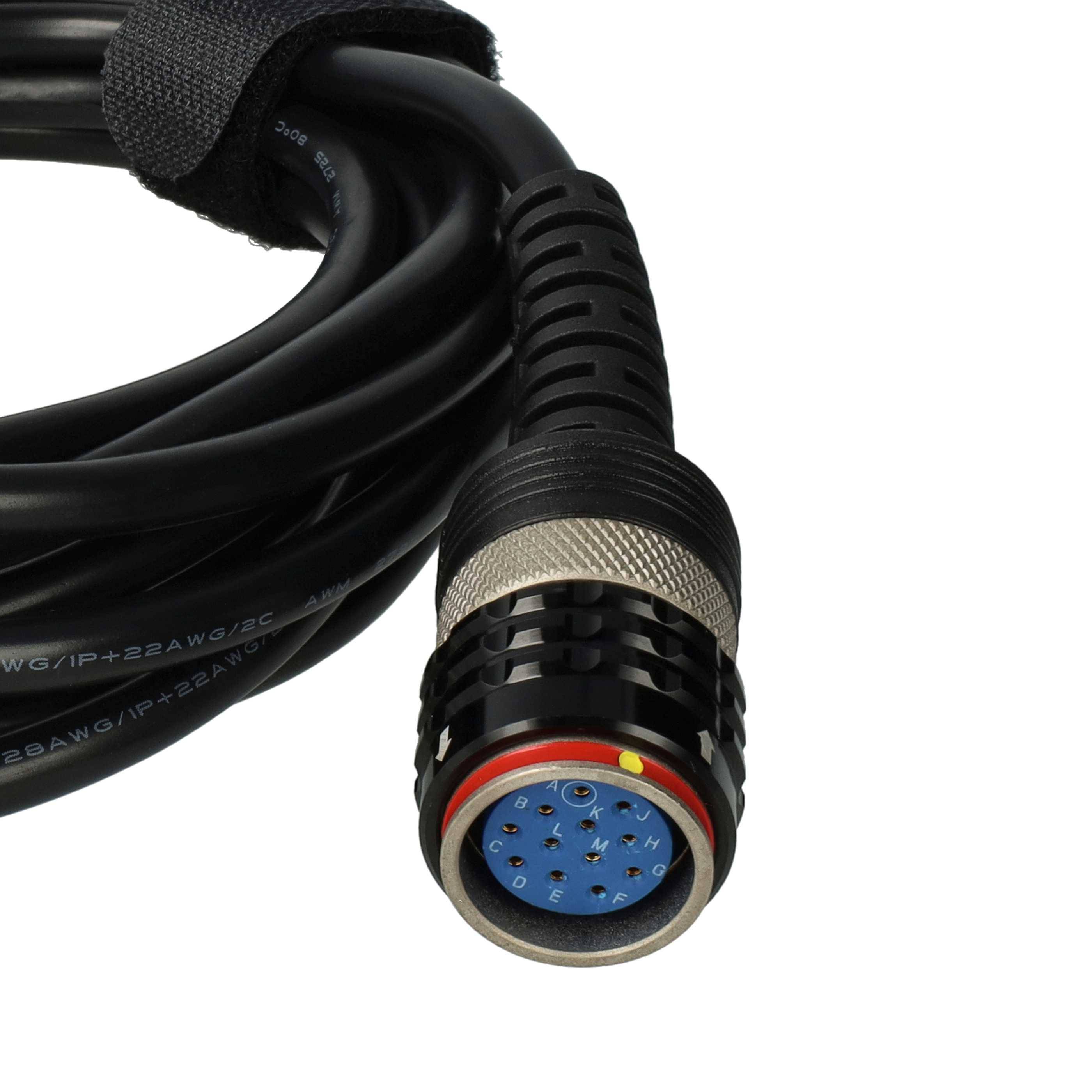 vhbw USB-Adapterkabel kompatibel mit Volvo Vocom 2 KFZ-Diagnosegerät | 390 cm-4