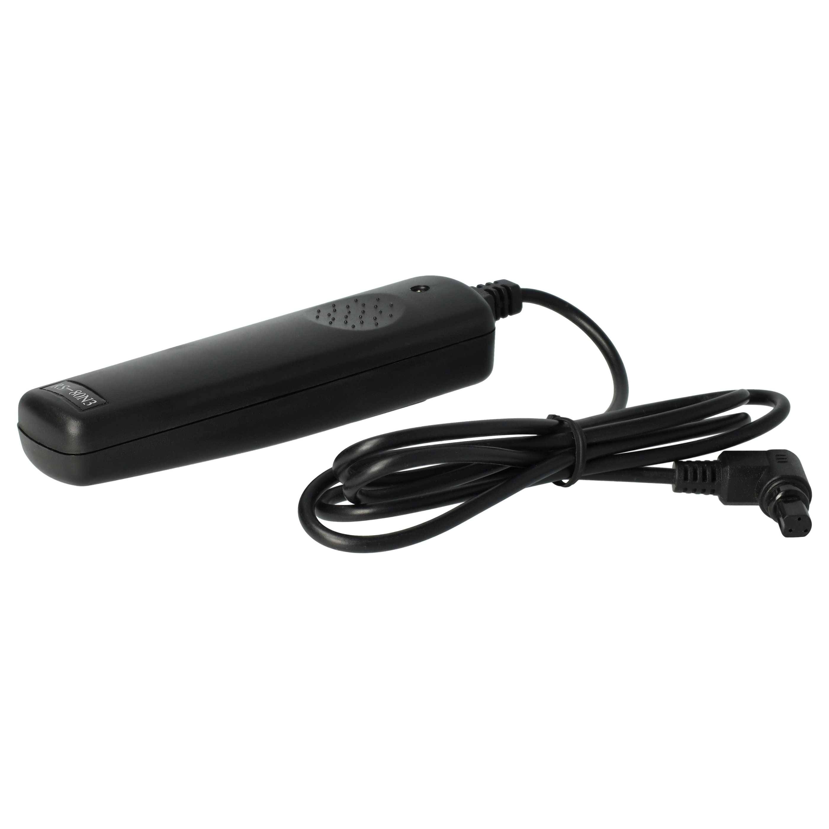 vhbw Fernauslöser Fernbedienung Kabel Ersatz für Canon RS-80N3 für Kamera | 1 m, 2-stufige Auslösefunktion-1
