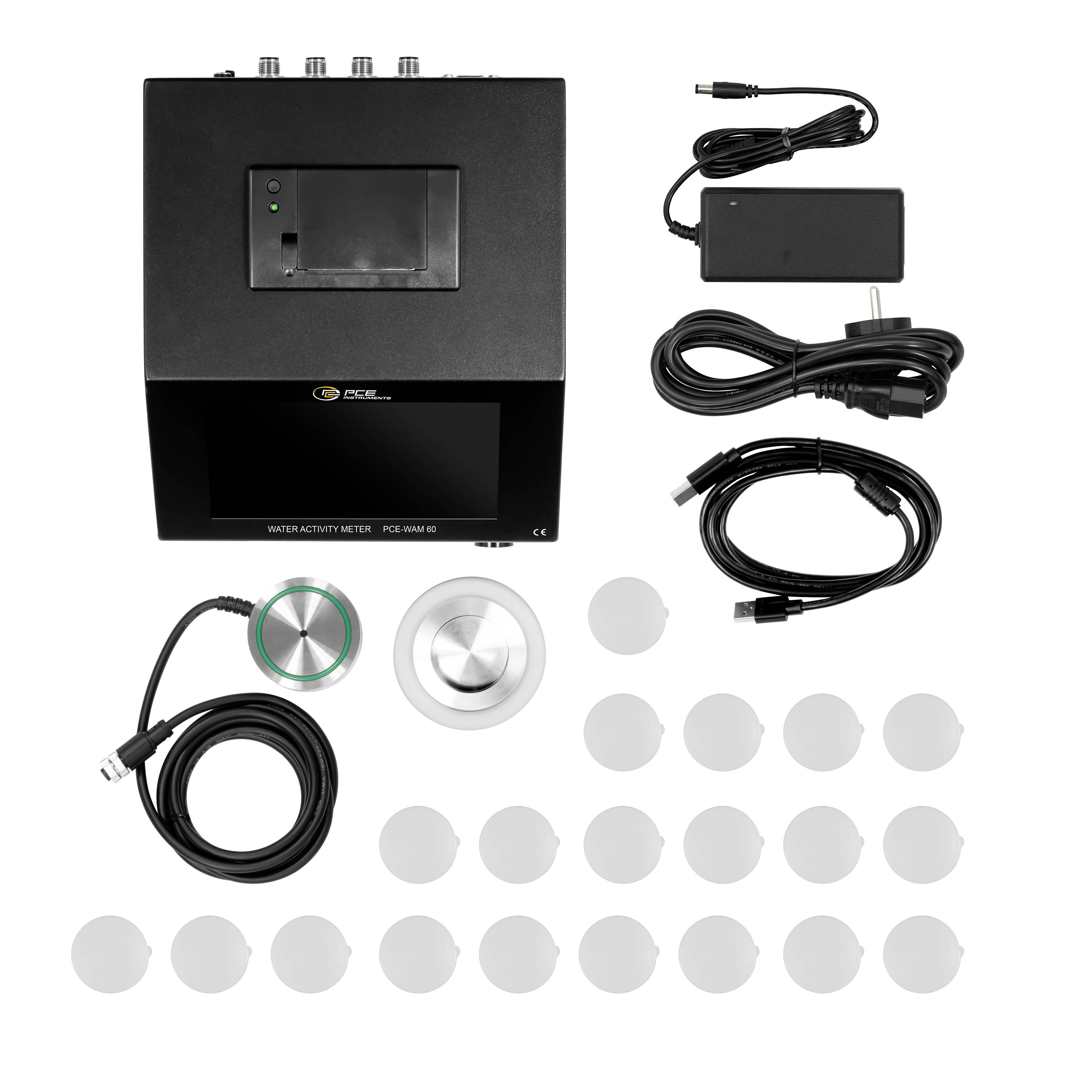 PCE Instruments Feuchtigkeitsmessgerät PCE-WAM 60 für die Messung der Wasseraktivität |0 ... 1 aw |Software |Speicher-5