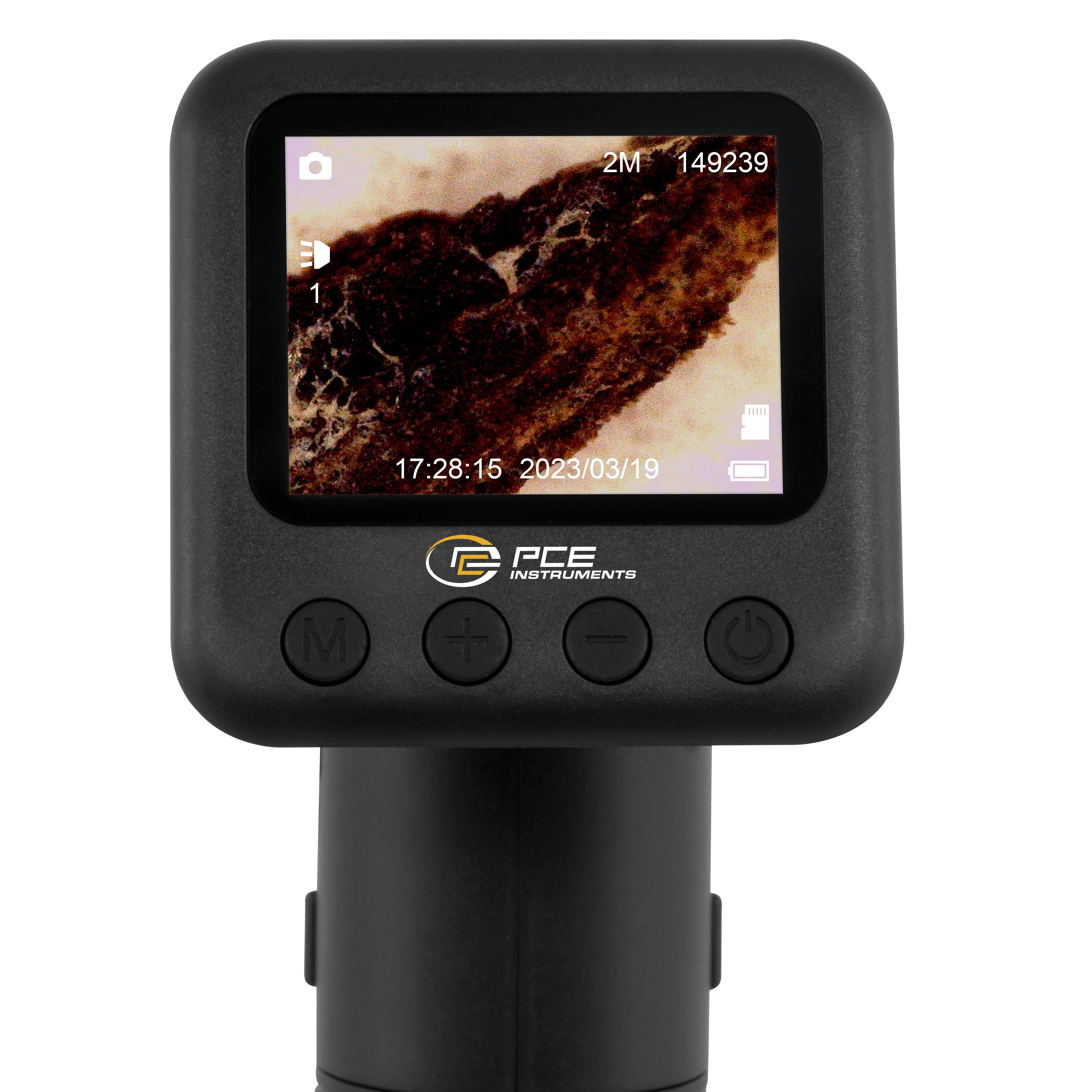 PCE Instruments Mikroskop PCE-DHM 5 Vergrößerung 400...800 x |Bild JPG 2 MP |Video 720 px |dimmbare LED´s |USB-C |IP20-2