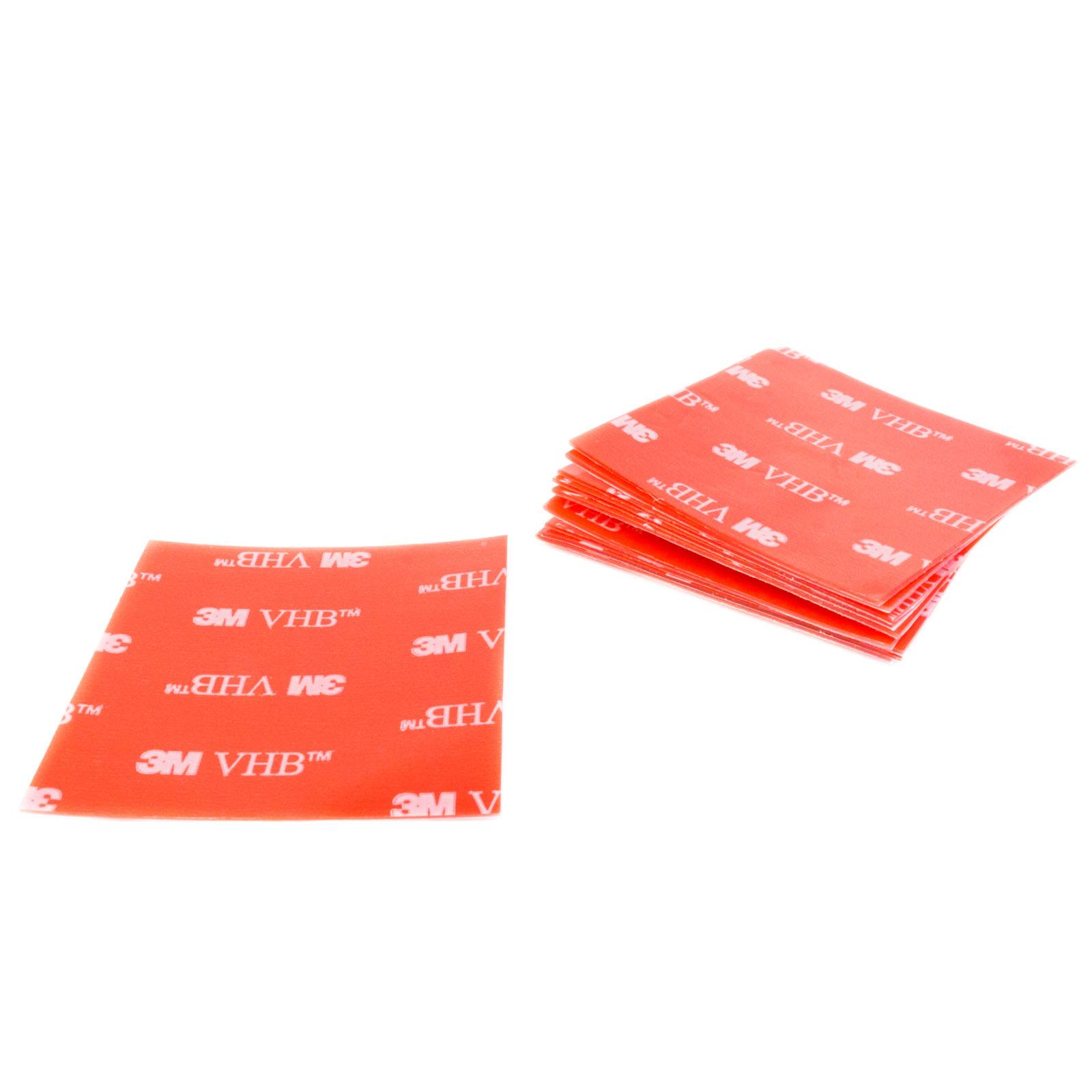 3M 4905F hochtransparent doppelseitig 50mm x 50mm 10 Stück-0