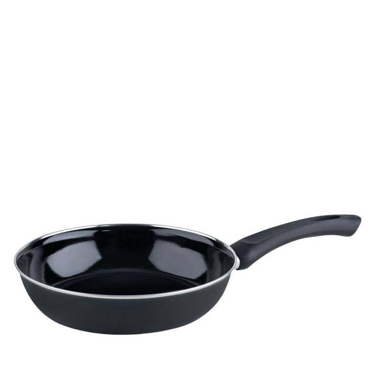 Riess Gourmet Pfanne Ø24cm Schwarz Emaille-0