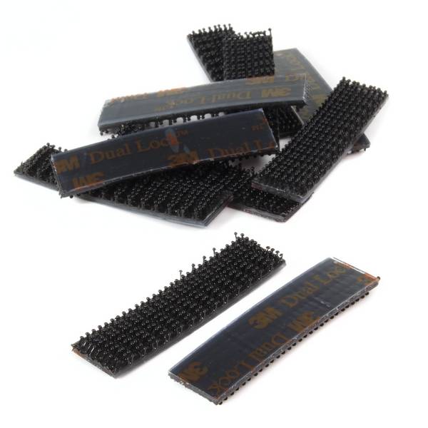 3M Klettpads Dual Lock SJ3550CF selbstklebend 12mm x 50mm 10 Stück