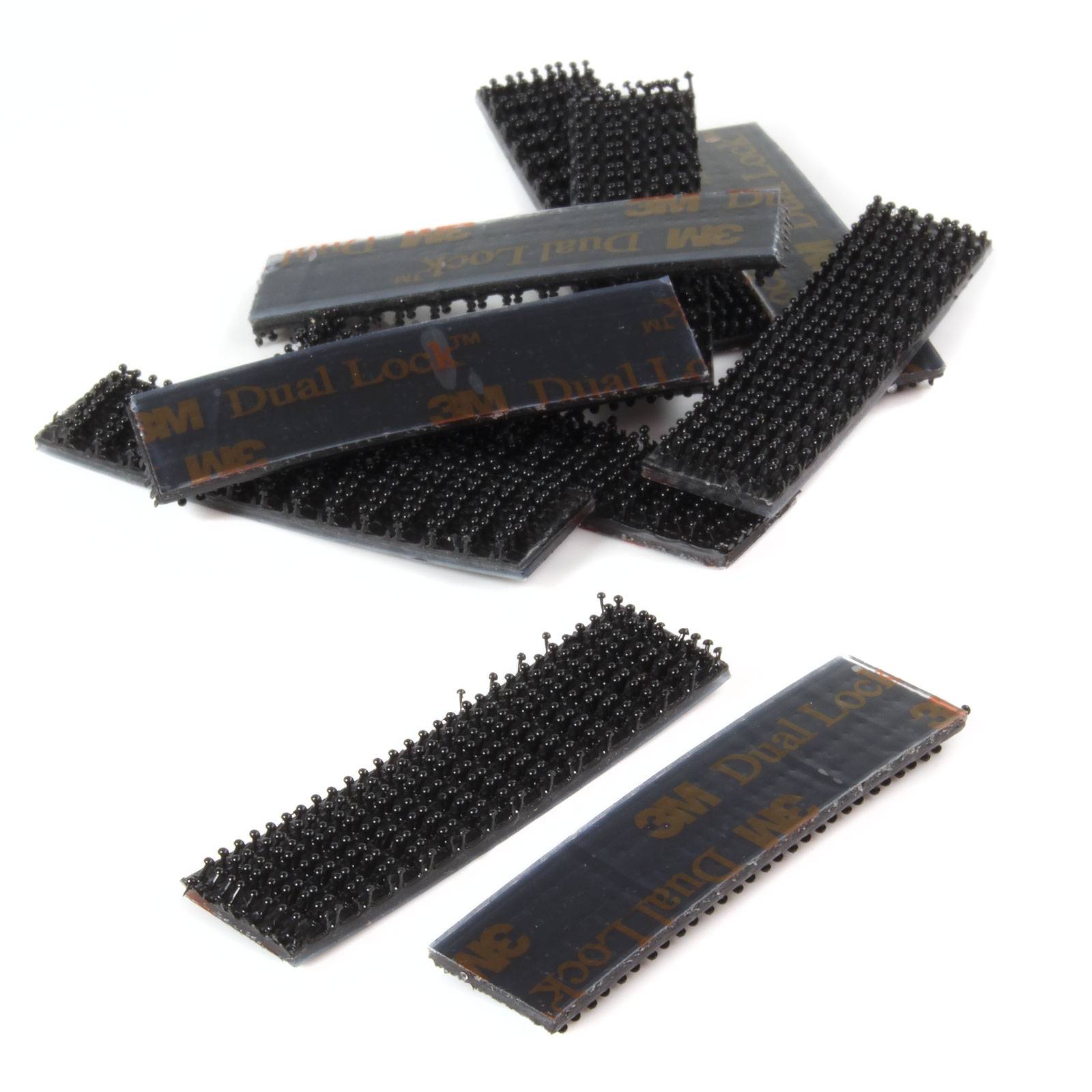 3M Klettpads Dual Lock SJ3550CF selbstklebend 12mm x 50mm 10 Stück-0