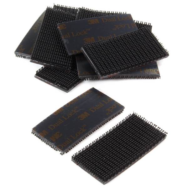 3M Klettpads Dual Lock SJ3551CF selbstklebend 25,4x50mm 10 Stück