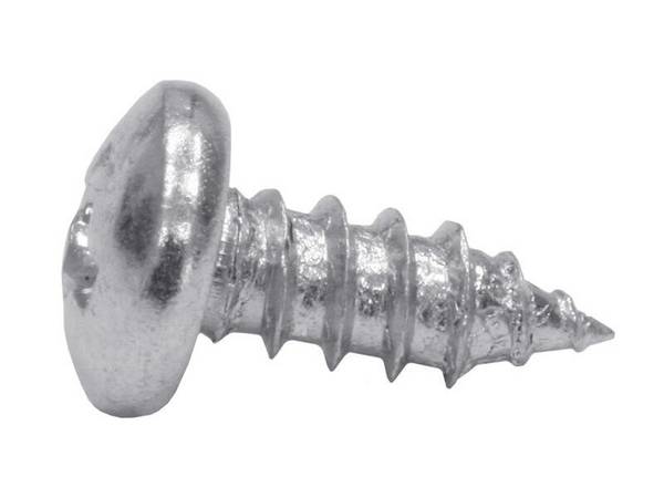 WÜRTH 100x Blechschraube mit Kreuzschlitz ST2,9 6,5 mm Stahl blank