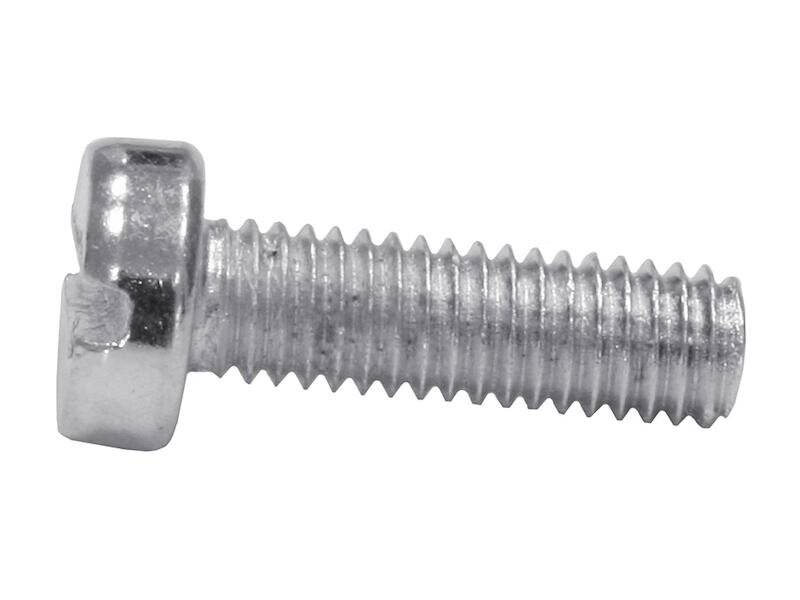 WÜRTH 100x Zylinderschraube mit Schlitz M4 10 mm Stahl blank-0