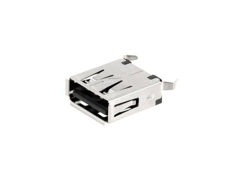 USB-A-Buchse print vertikal mit schwarzem Isolierkörper-0