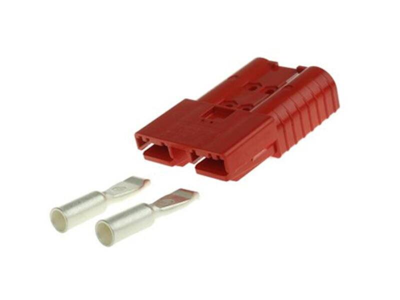 Anderson Power Products SBX350 Gehäuse inklusive Kontakte 350 A, 2 polig, 35 mm, rot-0