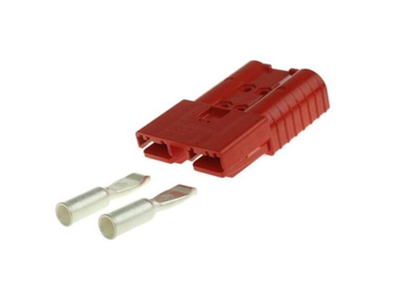 Anderson Power Products SBX350 Gehäuse inklusive Kontakte 350 A, 2 polig, AWG 2/0, rot-0