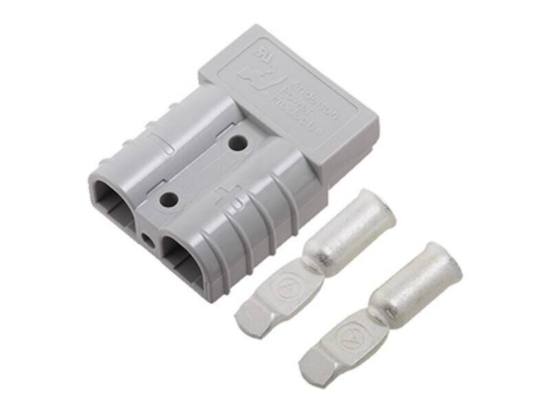 Anderson Power Products SB50 Gehäuse inklusive Kontakt 50 A, 2 polig, AWG 6, grau-0