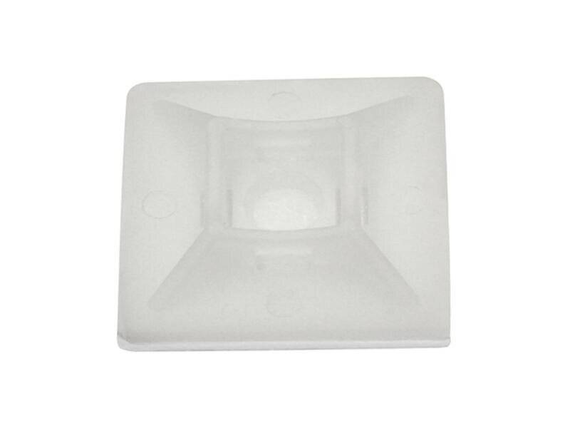 econ connect Kabelbinderhalter 28 x 28 mm selbstklebend natur-0