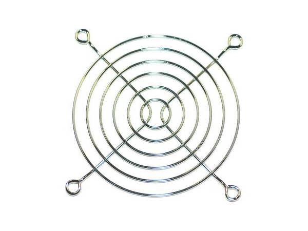 Schutzgitter 6 Ringe 92 x 92 mm Metall blank