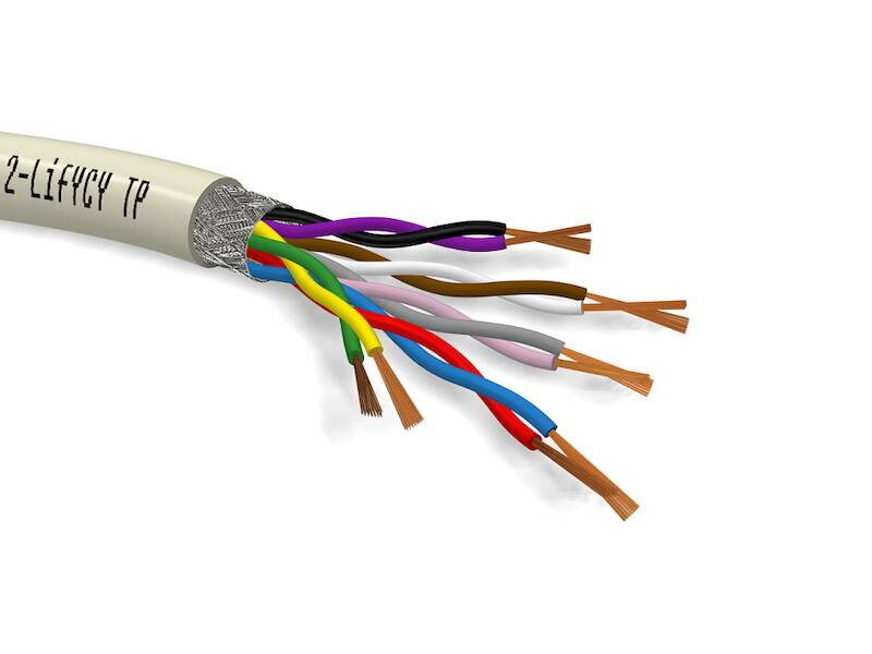 Kabeltronik Steuerleitung paarig 6 x 2 x 0,08 mm² höchstflexibel geschirmt-1