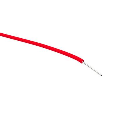 Kabeltronik Kupferdraht PVC isoliert Ø 1,0 mm 100 m Ring rot-0