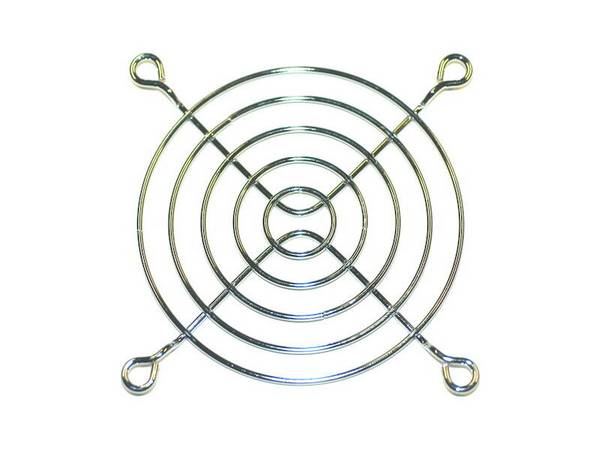 Schutzgitter 5 Ringe 80 x 80 mm Metall blank