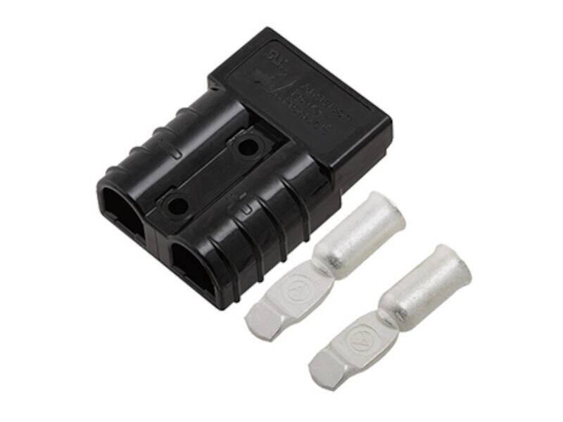 Anderson Power Products SB50 Gehäuse inklusive Kontakt 50 A, 2 polig, AWG 12 bis 10, schwarz-0
