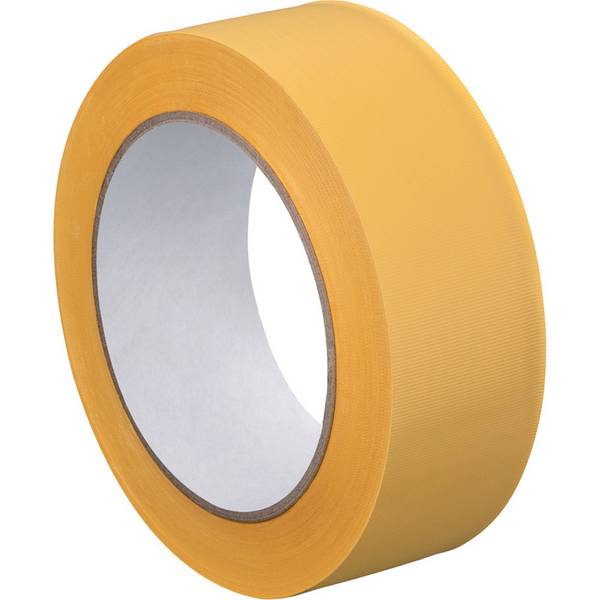 WESTEX Verputzerband PVC quergerillt, 38 mm x 33 m, gelb