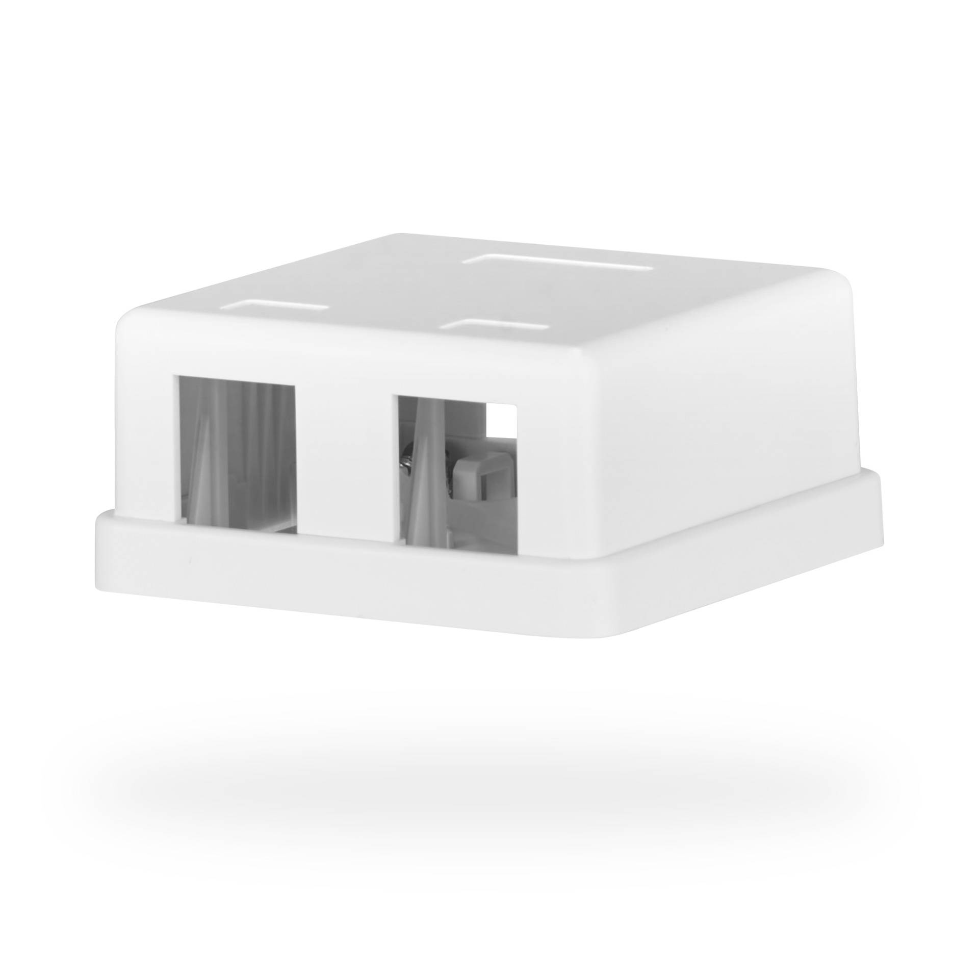 EFB Keystone Anschlussbox, 2Port, Aufputz, Multimedia-Technik Netzwerkzubehör-0