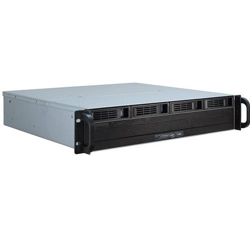Inter-Tech 48.3cm IPC 2U-2404S 2HE STORAGE Multimedia-Technik 19 Gehäuse-0