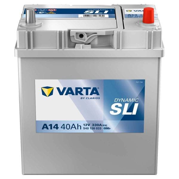 VARTA A14 Blue Dynamic 12V 40Ah 330A Autobatterie 540 126 033-0