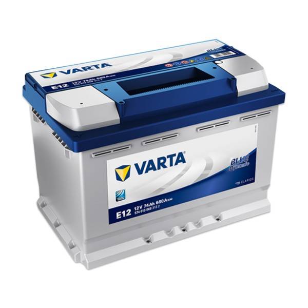 VARTA E12 Blue Dynamic 12V 74Ah 680A Autobatterie 574 013 068-0