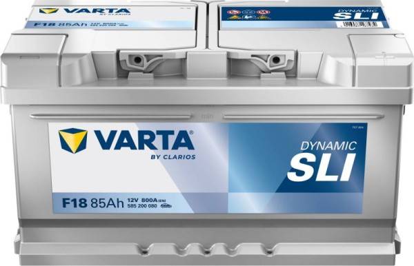 VARTA F18 Silver Dynamic 12V 85Ah 800A Autobatterie 585 200 080-0