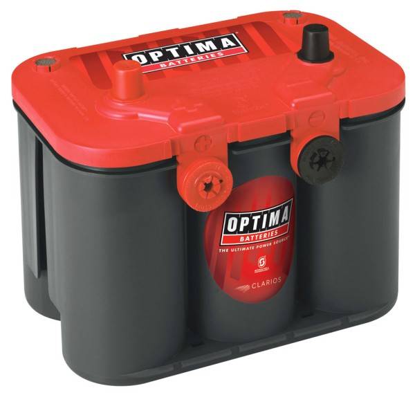 Optima Red Top RT U - 4.2, 12V 50Ah, AGM Starterbatterie, Spiralcell Technologie-0