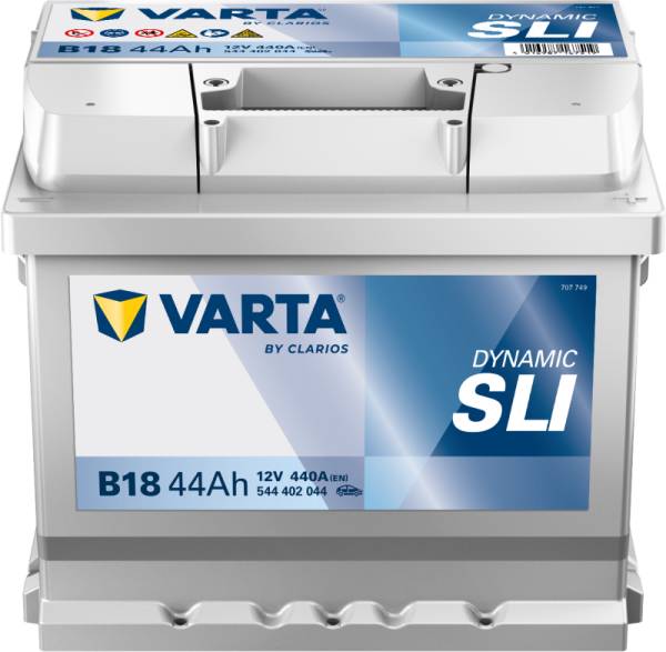 VARTA B18 Blue Dynamic 12V 44Ah 440A Autobatterie 544 402 044-0