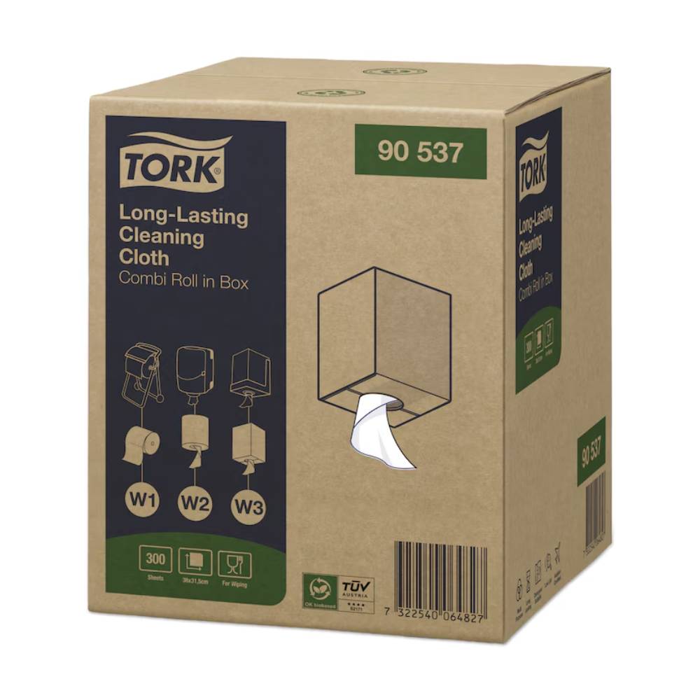 Tork W1-W3 Reinigungstücher Weiß (300 Tücher) Einweg Putz-/Wischtuch trocken-2