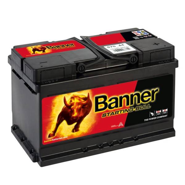 Banner 57044 Starting Bull 12V 70Ah 640A Autobatterie-0
