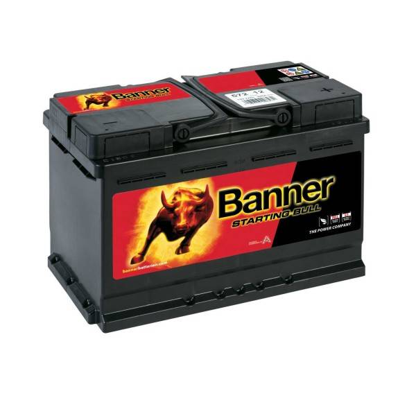 Banner 57212 Starting Bull 12V 72Ah 650A Autobatterie-0