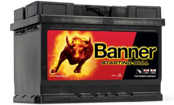 Banner 56009 Starting Bull 12V 60Ah 480A Autobatterie-0