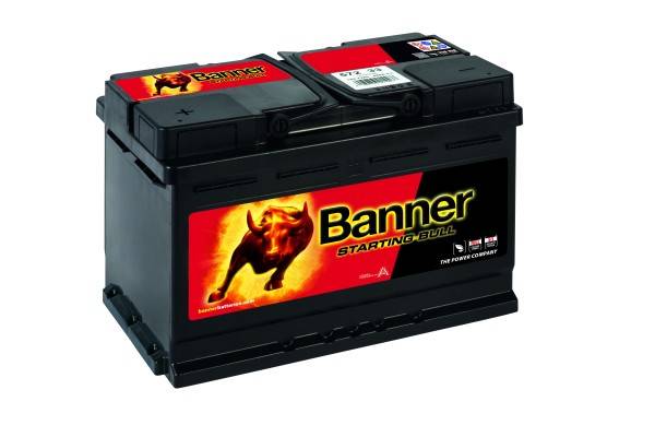 Banner 57233 Starting Bull 12V 72Ah 650A Autobatterie