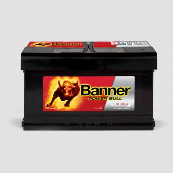 Banner P8014 Power Bull 12V 80Ah 700A Autobatterie-0
