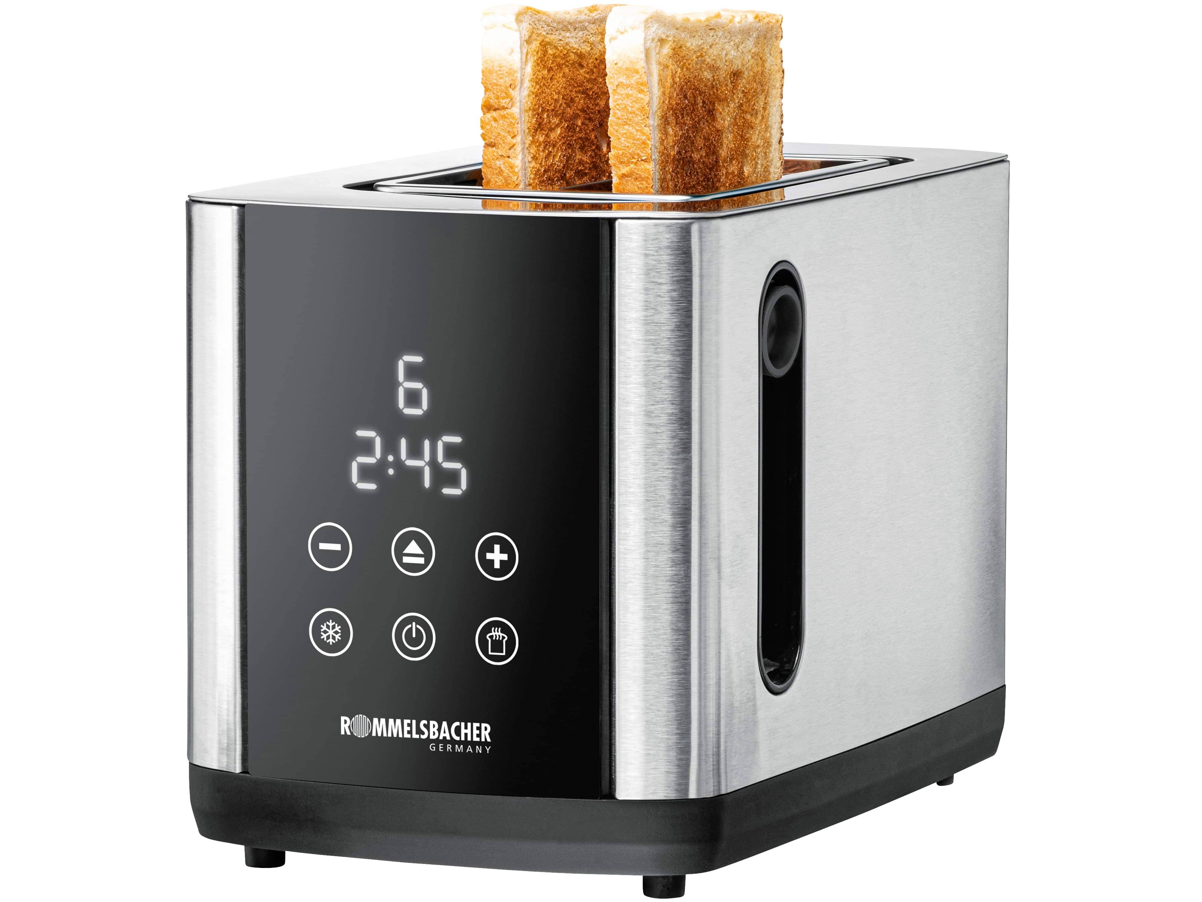 Symbolbild für ROMMELSBACHER Toaster TO 850 - Toaster - Edelstahl - Schwarz