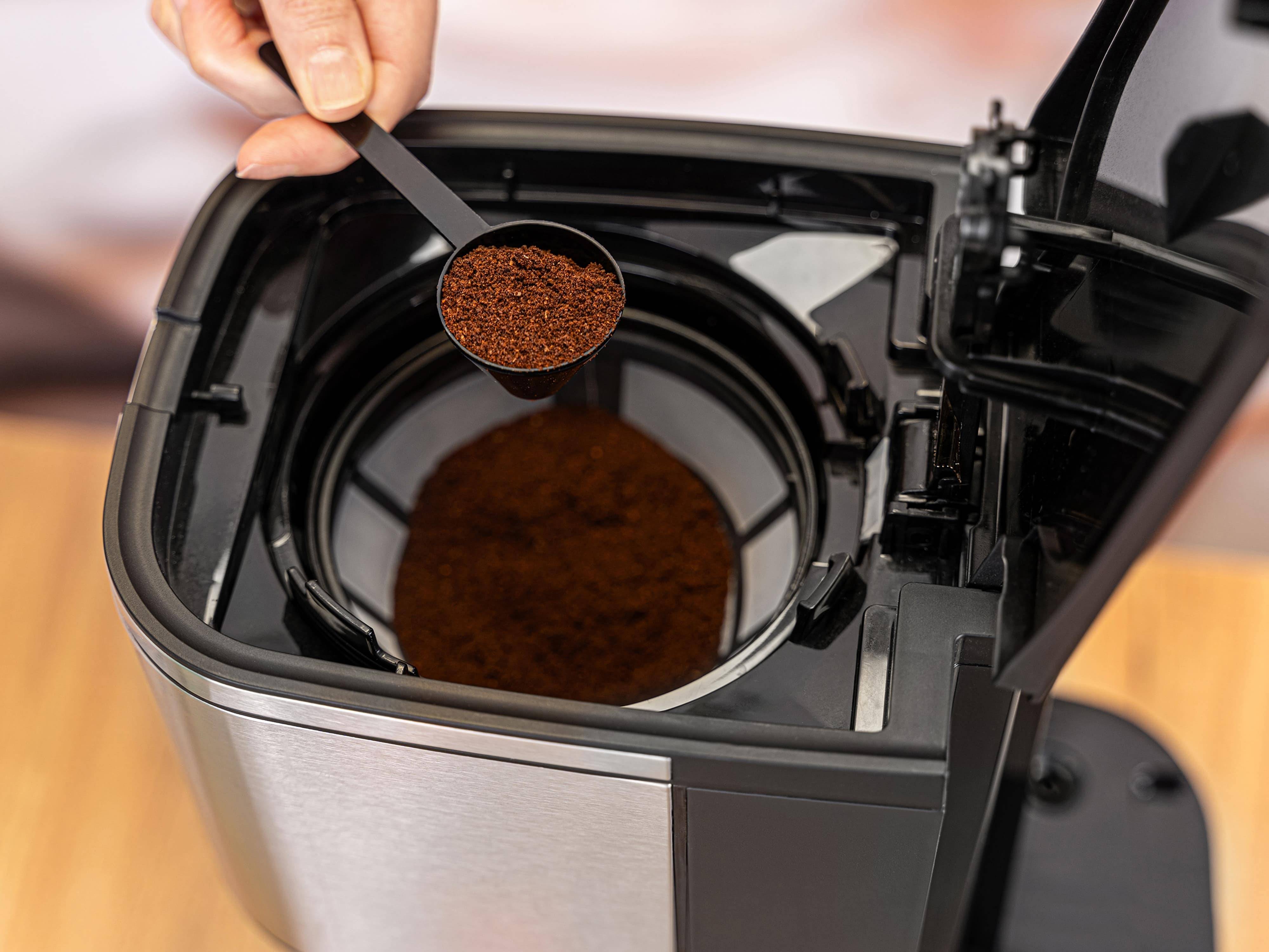Symbolbild für Rommelsbacher FKM 1000, Filterkaffeemaschine, 1,5 l, Gemahlener Kaffee, 1000 W, Schwarz, Edelstahl